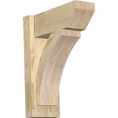 Ekena Millwork Thorton Slat Rough Sawn Outlooker, Douglas Fir, 6"W x 14"D x 18"H OUT06X14X18THR06RDF